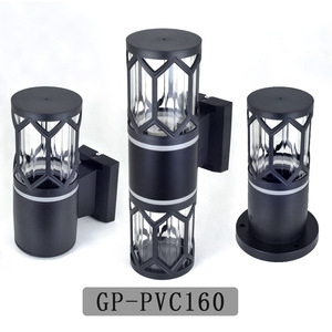 Lampe murale extérieure à double tête LED, étanche, nouveau style chinois, pour cour, balcon, terrasse - Product Image 3