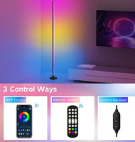 Lampe de chevet LED minimaliste haut de gamme pour PC, avec contrôle par application, fonction de détection, lampe de table magique, pour salon, chambre à coucher, décoration, jeu et assemblage modulaire