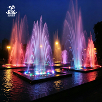 Fuente de Agua Inteligente con Programación PLC para Exteriores, con Música y Baile, Seguimiento Automático del Ritmo, Cambio de Color LED, para Plazas Urbanas