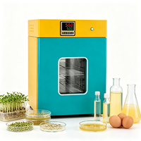 WEIAI Incubateurs de laboratoire en acier inoxydable 20L thermostatés pour cosmétiques, aliments, microbiologie, bactéries, laboratoire médical