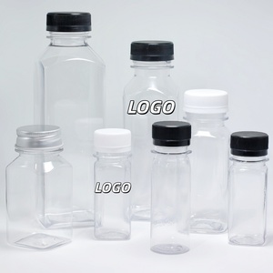 Botellas de Plástico para Jugo de 2oz, 4oz, 6oz, 8oz, 12oz, 16oz (60ml, 120ml, 250ml, 350ml) con Tapas a Prueba de Manipulación - Product Image 2