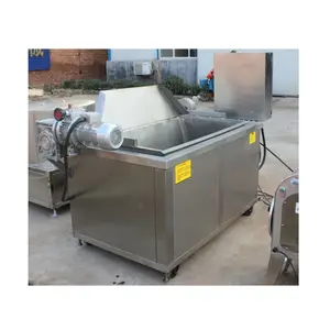 Fritadeira contínua automática para peixes e chips, máquina de fritadeira quente de rosquinha