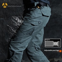 Pantalon de randonnée tactique Consul Thunder II pour hommes, style militaire, multi-poches, respirant, coupe-vent, imperméable, fermetures éclair extensibles, XL
