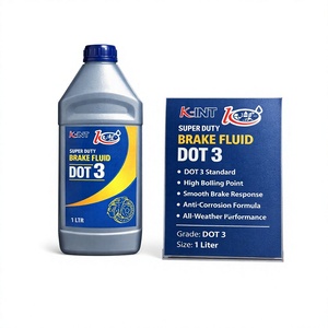 น้ำมันเบรกไฮดรอลิก DOT 3 ขนาด 1 ลิตร ของแท้จากโรงงาน คุณภาพพรีเมียม สำหรับยานยนต์ ผู้ผลิตน้ำมันเบรก จำหน่ายส่งออกทั่วโลก - Product Image 1
