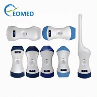Sonda de Ultrasonido Portátil 3 en 1 para Smartphone, WiFi, Lineal, Doppler, Inalámbrica, 128 Elementos, Modo B