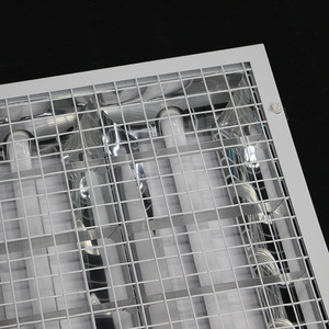 Modern Embedded Ceiling <b>Grille</b> Light LED with Steel Wire <b>Mesh</b> Cover and Iron Housing for Industrial Workshop - Product Image 5