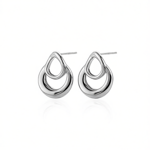 ต่างหูแฟชั่น PE0267 สำหรับผู้หญิง เครื่องประดับคุณภาพสูง - Product Image 3