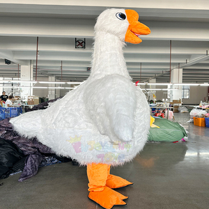 Costume de mascotte gonflable et marchable en forme de canard blanc certifié CE pour événements, défilés et promotions – Amusant, <span class=keywords><strong>l</strong></span>éger et accrocheur - Product Image 3