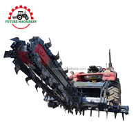 Máquina de Cavar Zanjas con Cadena para Tractor PTO, Uso Agrícola y de Construcción, Equipo de Excavación de Zanjas de Grado Industrial y Duradero