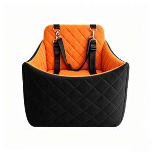 Siège auto pour chien, rehausseur de siège auto pour chien, protection de siège auto, lit de voyage pour animaux de compagnie, rehausseur de siège en mousse à mémoire de forme avec housse lavable - Product Image 1