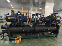 Refroidisseur industriel multi-modèles automatique 30HP-120HP, pompe à engrenages haute efficacité R410a, refroidissement de patinoire, personnalisable