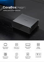 Alliage Design Uni-corps Intel Core i5-8259U 16 GO + 256 GO Pré Construit Gaming Pc Wintel 10.1 Pouces Mini Pc De Poche Pocket Pc Pour Gagner