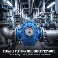 Oval Gear Flow Meter High Accuracy Pressurized Liquid for Oil Corrosive Liquid & Viscous Solidifiable Fluid Measurement