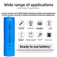 Baterai Lithium 18650 37V Grosir 8002000mAh Flat-top/Round-top untuk Sepeda/Skuter Listrik -10C 50C Suhu Operasi Cina No