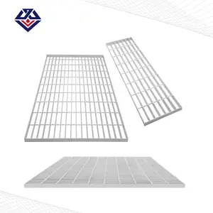 Serrated Drainage Covers Welded Steel Gratings Stair Trend And Walkway With High Bearing Capacity And High Security