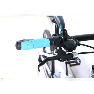 Fourche de vélo pliable <span class=keywords><strong>Blix</strong></span> 20 pouces en acier à haute teneur en carbone avec suspension avant/arrière et freins à disque mécaniques - Légère, capacité de charge de 100 kg - Product Image 6