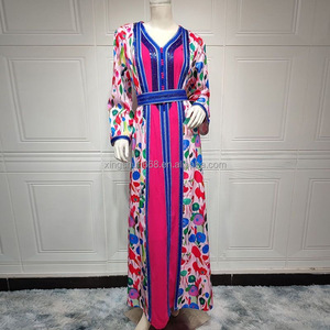 2025 Phụ Nữ Của Thanh Lịch Ramadan Hồi Giáo Sang Trọng Ăn Mặc Chất Lượng Cao Dài Tay Áo Cho Lễ Hội Hồi Giáo Giản Dị Cao Kết thúc Quần Áo - Product Image 6