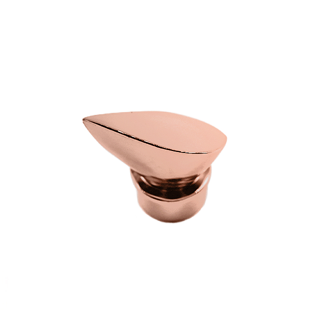 15mm Irregularity Zamac Perfume Bottle Cover High Quality Elegant Disc Cap Bottle Stopper Metal Crown Cap for Cosmetic Packaging
