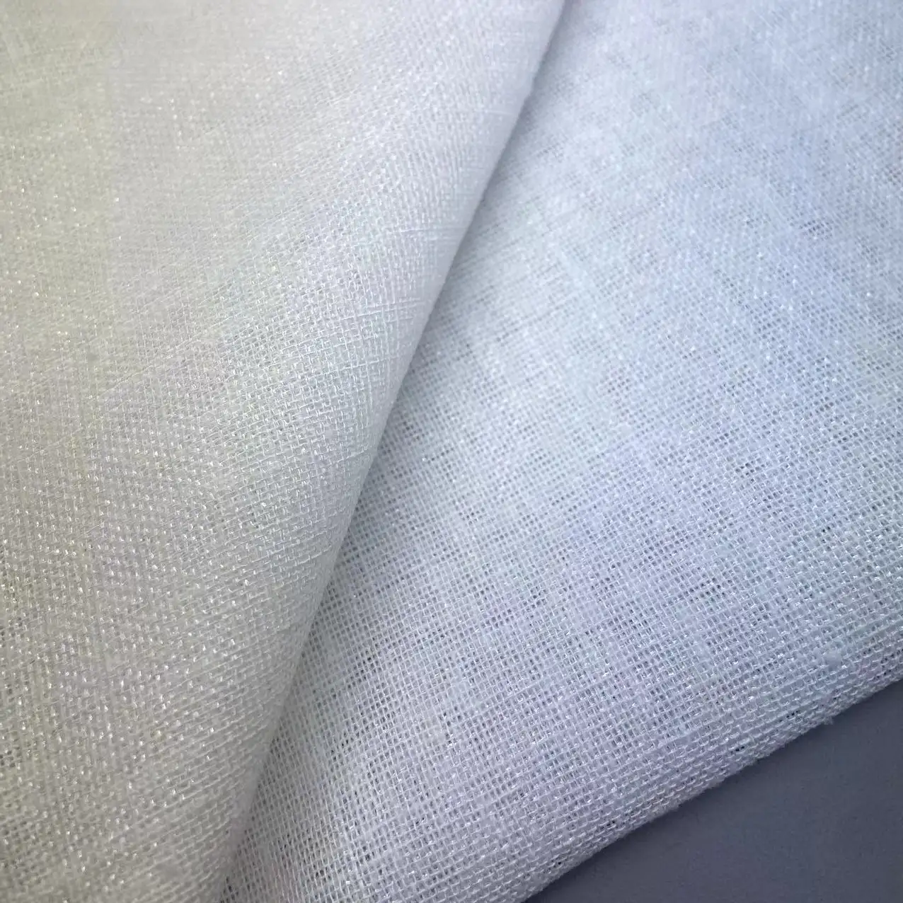 Tirai Voile Linen gaya bersinar 300M, kain bahan jaring untuk gorden jendela
