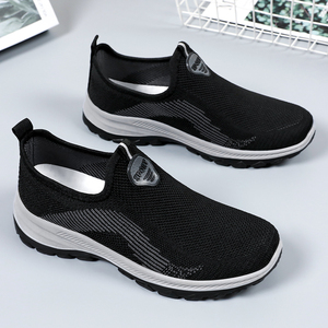 Men's Casual Microfiber Leather Upper Sport Sneakers Large Dad Shoes PU Rubber Sole Waterproof Breathable Walking for Summer - Product Image 2