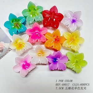 แองเจลิน่ากิ๊บติดผมรูปดอกไม้ห้ากลีบ 7.5 ซม. สไตล์หวานสำหรับผู้หญิงสาวๆ ใช้ทุกวันเครื่องประดับผมคุณภาพสูง - Product Image 3