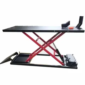 Pengangkat Motor Listrik 600kg Platform Hidrolik Gunting Silinder Ganda 200*60cm - Product Image 1