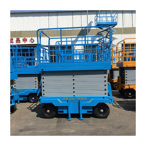 Plataforma Elevadora de Tijera Remolcable de Bajo <span class=keywords><strong>Precio</strong></span>, <span class=keywords><strong>4</strong></span>-12M, Elevador de Andamios Eléctrico Automático para Aeropuerto, Estación, Puerto, Hotel - Product Image 5