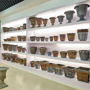 Maceta de jardín en espiral blanca, macetas grandes <span class=keywords><strong>para</strong></span> exteriores <span class=keywords><strong>para</strong></span> plantar árboles - Product Image 5