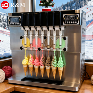 Maquina De Hacer Helado <span class=keywords><strong>Suave</strong></span> De Sorvete E Venda -Automatica Industrial Soft 7 5 6 4 Sabores Soft Ice Cream Machine - Product Image 6