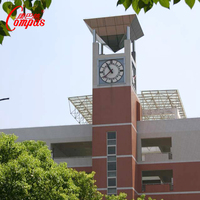 Jam Dinding Elektrik Luar Ruangan Model Kts-15 dengan Sinkronisasi Otomatis Grand Compas Craft School Building Clock Tower Chime
