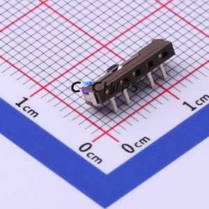 K3-1370D-G1 Slide Switch Through hole Component (THT) Switch Single Pole Three Throw Rectangle Pin Header PC Pin 12.7mm - Product Image 2