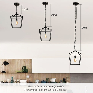 BBT Industriale Luce Del Pendente Della Lanterna Apparecchio di Casa Colonica <span class=keywords><strong>Lampadari</strong></span> Rustico Luce di Soffitto <span class=keywords><strong>per</strong></span> Isola Della <span class=keywords><strong>Cucina</strong></span> Camera Da Letto Sala da pranzo - Product Image 5