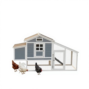 Poulailler en bois en gros, abri économique extérieur pour poules pondeuses, <span class=keywords><strong>cage</strong></span> respirante pour animaux avec nichoir - WoodVille - Product Image 3