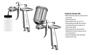 Nouvelle génération vente chaude haute résistance <span class=keywords><strong>Iwata</strong></span> G-Series G5 <span class=keywords><strong>pistolet</strong></span> aérographe à alimentation par gravité - Product Image 4