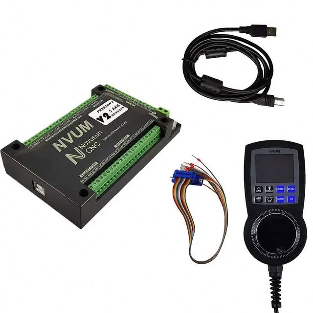 TEBAK NVEM V5 CNC 4 Axis Mach3 USB Card 200KHz CNC Router 3 4 6 Axis Motion Control Card Breakout Board for Diy Engraver Machine