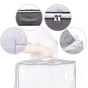 Sacs de rangement imperméables en tissu non tissé pour vêtements domestiques, organisateur de rangement sous le lit - Product Image 5