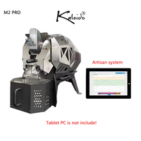 Torréfacteur à café de qualité commerciale KALEIDO Sniper M2S PRO, 50-400g, acier inoxydable, contrôlé par application, utilisation domestique et extérieure, électrique