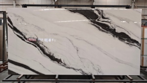 Bàn trà đá Sintere phong cách Zen tối giản, bền chắc, hình dáng độc đáo, thích hợp cho phòng khách, ban công. - Product Image 2