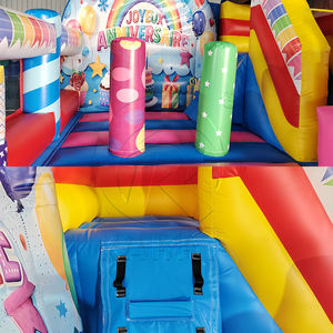 Castillo Inflable Comercial Grande y Resistente de PVC, Tobogán Inflable para Fiestas de Cumpleaños, Castillo Inflable Combinado para Niños - Product Image 5