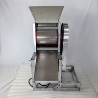 Elektrische koffie-ontpitter van roestvrij staal, machine voor het verwijderen van de schil van verse koffievruchten, koffieboonverwerkingsmachine
