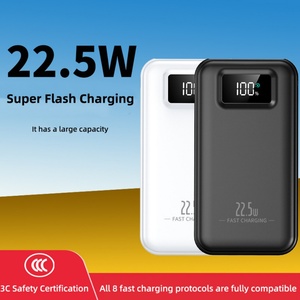 PD22.5W 10000mAh Fast <b>Charging</b> Dual USB Output Portable Power Bank with Digital Display Mobile Charger - Product Image 4