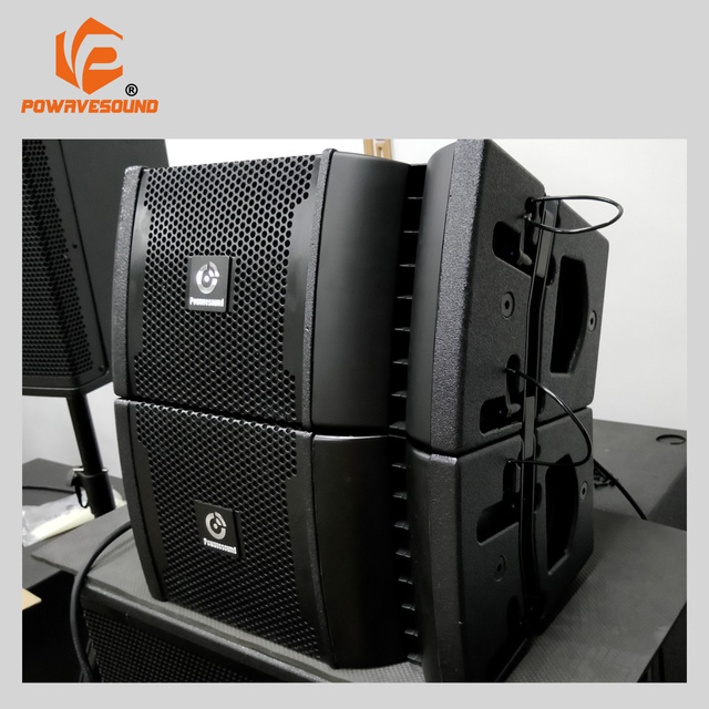 1x8" Line Array Speaker Build in Amplifier Powered by POWAVESOUND D Class Amplifier Module and Digital Audio Processor Inside
