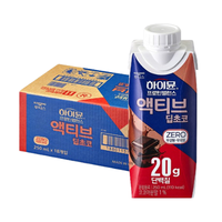 [ILDONG Foodis] Himmune Fitness Shake Protein Balance Choco Sans Sucre Sans Matière Grasse Zéro Pack 18 Complément Alimentaire pour la Récupération Santé Enfants