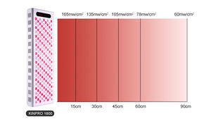 4 longueurs d'onde Horizontale Stand Toute la Récupération des Corps SAIDI Double Puce Thérapie Par La Lumière Rouge Lampe 1800W de La Peau Beauté Infrarouge LED Thérapie - Product Image 4