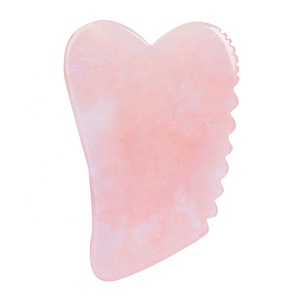 Strumento per Massaggio Facciale Personalizzato con Logo, <span class=keywords><strong>Gua</strong></span> <span class=keywords><strong>Sha</strong></span> in Quarzo Rosa Naturale, Pietra <span class=keywords><strong>di</strong></span> Quarzo, Vera <span class=keywords><strong>Giada</strong></span>, Cristallo <span class=keywords><strong>di</strong></span> Quarzo Rosa - Product Image 3