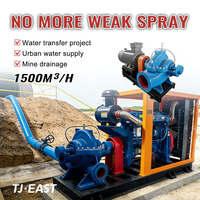 Pompe à eau centrifuge diesel à quatre roues motrices adaptée aux fermes agricoles