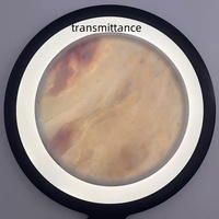Stonekocc plateau en marbre naturel rond moderne luxe modèle chambre salon affichage caissier avant Dessert assiette de fruits
