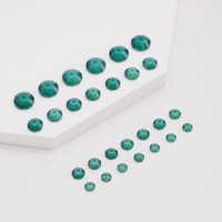 YAXI Oceanic 5mm Opale du Pacifique en résine époxy, perles de strass à coudre en forme de diamant avec trou central, modèle 390, fermoir toggle, apprêts pour bijoux