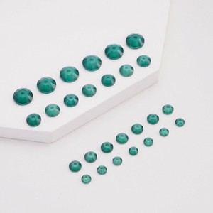 Perles de strass à coudre Oceanic 5 mm en <span class=keywords><strong>opale</strong></span> du Pacifique et résine époxy, à dos plat et trou central, pour fermoirs à bascule, fournitures de bijouterie - Product Image 1