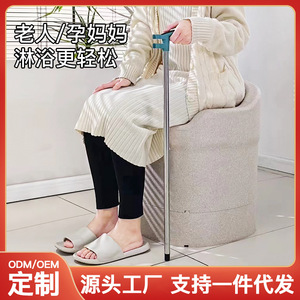 Tabouret de douche Yuzuetsu, grand modèle carré, antidérapant, en plastique, pour personnes âgées - Product Image 5